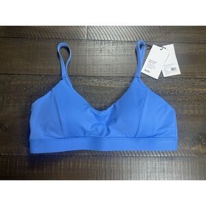 NWT Knix Sunny Scoop Bikini Top, Oceana, Size Large